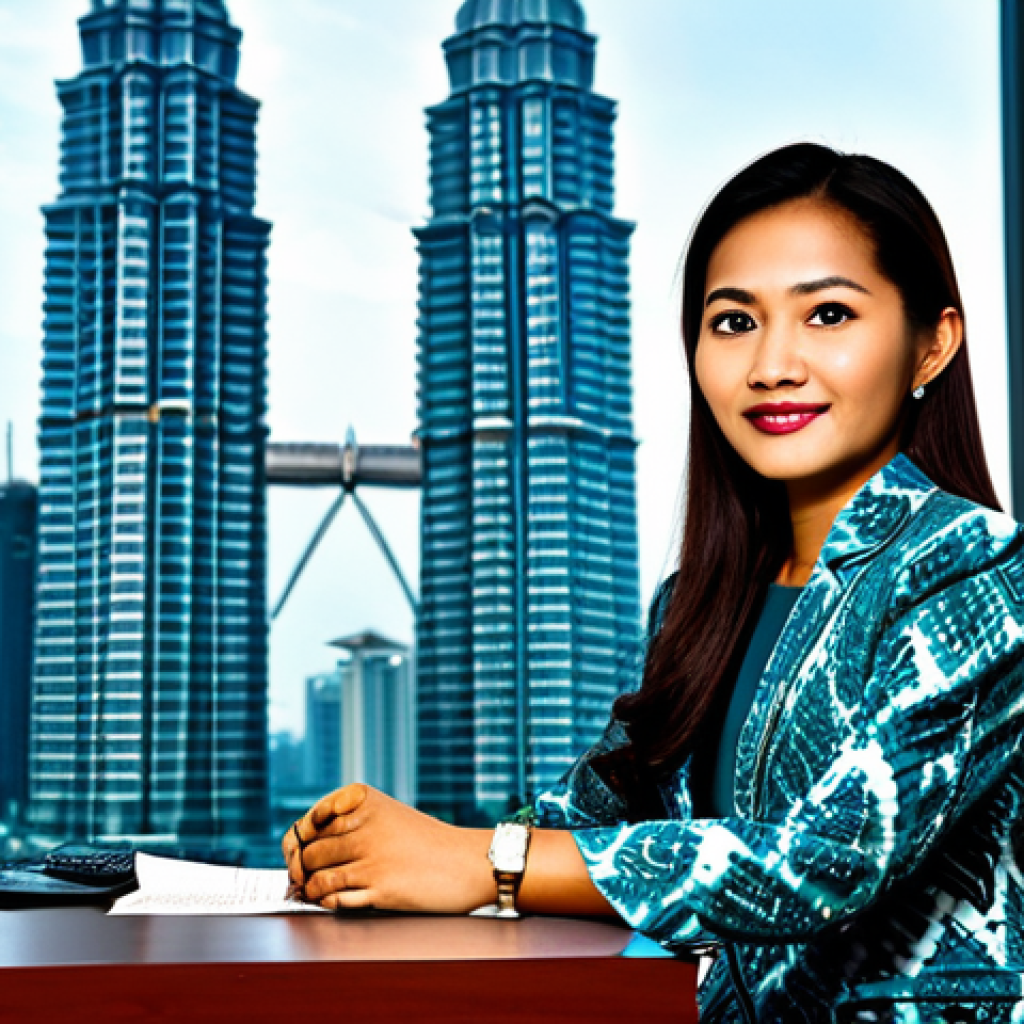 AI 프로젝트의 데이터 보안 문제 - Business Professional**
"A professional Malaysian businesswoman in a modest batik-print business su...