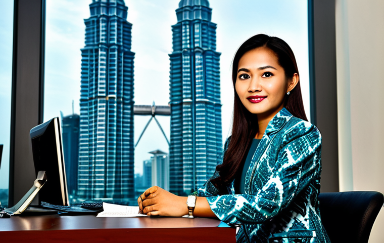 AI 프로젝트의 데이터 보안 문제 - Business Professional**

"A professional Malaysian businesswoman in a modest batik-print business su...